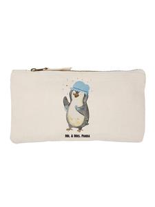 Mr. & Mrs. Panda Наволочка для душа с изображением пингвина, без надписей, белого цвета