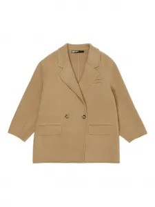 Двубортное пальто с длинными рукавами Bimba y Lola, коричневый