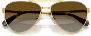 Женские солнцезащитные очки-авиаторы Swarovski SK7031, Gold/Gradient Brown Polarized