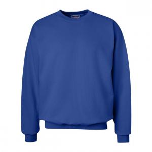 Свитшот Hanes Ultimate Cotton с круглым вырезом, цвет deep royal