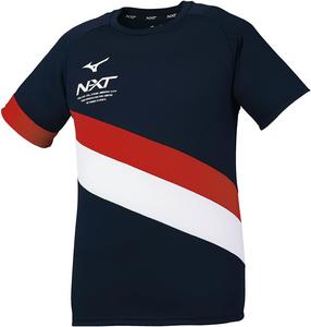Футболка Mizuno 32JA1720 Training Wear N-XT, темно-синий/красный
