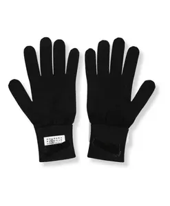 Шерстяные перчатки Mm6 Maison Margiela, черный