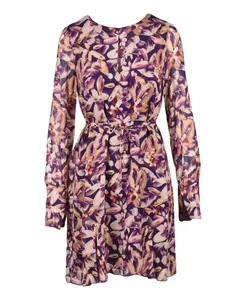 Платье-Клеш с высокими манжетами Patrizia Pepe, мультиколор