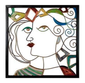 Металлическая картина KUNSTLOFT Abstrakt, многоцветный