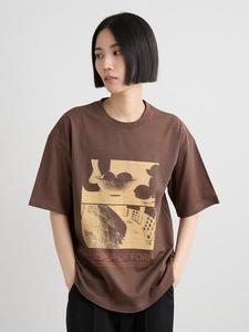 Винтажная футболка Miesloe Miesrohe, цвет Brw[058]