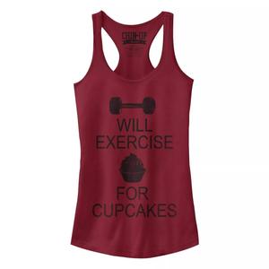 Упражнение для юниоров с подтягиваниями для Cupcakes Racerback Tank