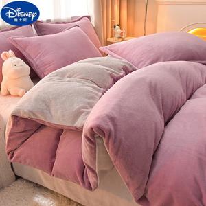 Disney Пододеяльник 150х200 см, вельвет, цвет Elegant Purple-Gray