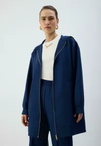Толстовка на молнии с капюшоном Touché Privé, Navy Blue