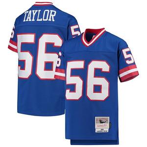 Футболка mitchell & ness lawrence taylor royal new york giants 1986 legacy Unbranded