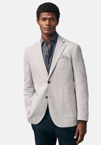 Пиджак-блейзер REGULAR FIT - TEXTURED Next, серый