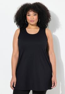 Блуза Ulla Popken ROUND NECK POCKET SWING , Black