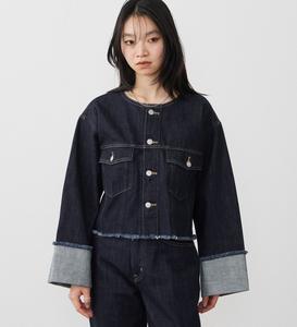 Джинсовая куртка EDWIN с возможностью подворачивания штанин, цвет Indigo Blue