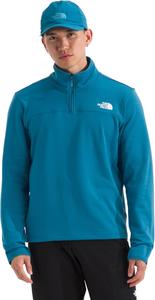 The North Face мужская флисовая куртка Cedar Trail Grid с молнией на четверть | Теплая верхняя одежда с прочными усиленными окантовками, Smoked Pearl