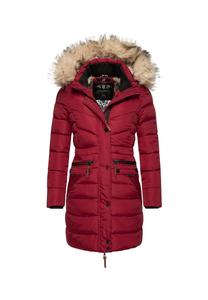 Стеганое пальто Паула NAVAHOO, цвет Dark Red