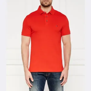 Рубашка-Поло узкого кроя 1985-го года Tommy Hilfiger, красный