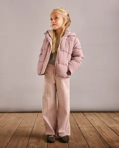 Легкое пуховое пальто для девочки с металлическими деталями Coconut El Corte Inglés, лиловый