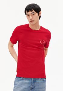 Футболка ARMEDANGELS JAAMES SMILEY, Scarlet Red/Red