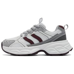 AGSDON Женские низкие массивные кроссовки Beige Red, цвет Beige Red