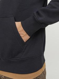 Jack & Jones Мужская черная толстовка с капюшоном