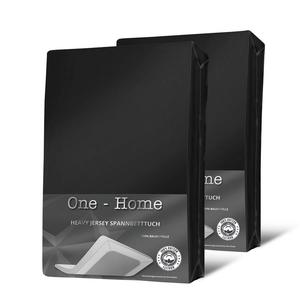 Две верхние простыни One-Home 180-200x200 см Heavy, черный