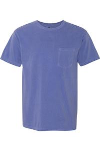 Футболка Comfort Colors Garment-Dyed Heavyweight Pocket, цвет periwinkle