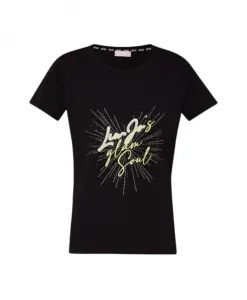 Простая футболка с круглым вырезом Liu Jo, черный