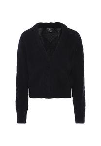 Толстовка faina Strickjacke, черный