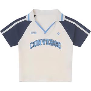 Converse Футболка женская коричневая