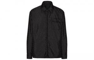 Куртка-иконограф с узором на подкладке Valentino, черная