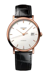 Часы Longines Elegant collection с розовым золотом 37 мм