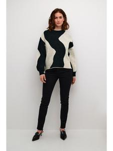 Kaffe Вязаный свитер KAwilma прямого кроя с абстрактным узором