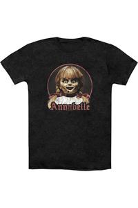 Футболка Annabelle Annabelle Portrait для взрослых Heather Gildan, черный
