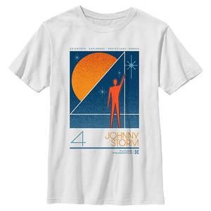Футболка с принтом Fantastic Four Johnny Storm Future Foundation для мальчиков 6-20 Marvel