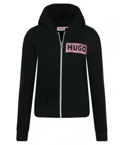 Толстовка regular fit Hugo Kids, черный