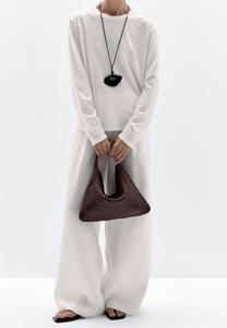 Сумка Massimo Dutti MIT ZWEIFARBIGEM DETAIL , Bordeaux