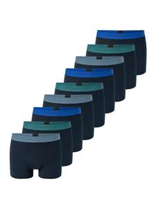 Schiesser Ретро шорты/брюки из органического хлопка 95/5 темно-синего цвета