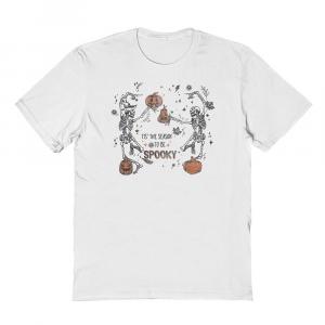 Мужская футболка с рисунком «Tis the Spooky Season» на Хэллоуин Licensed Character, белый