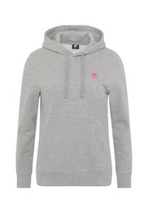 Толстовка с вышивкой этикеток POLO SYLT, цвет Neutral Gray Melange