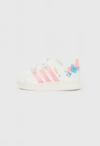 Кроссовки superstar ii унисекс Adidas Originals, White/Light Pink/Lucid Aquamarine