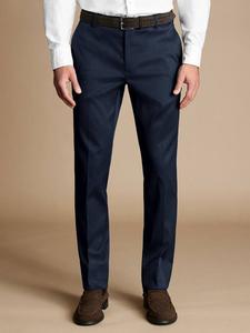 Узкие брюки с умной текстурой Charles Tyrwhitt, Denim Blue