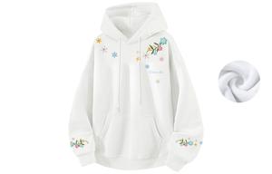 Толстовка Unisex Hooded Moderate Heavyweight WARRIOR, белый [fleece-lined]