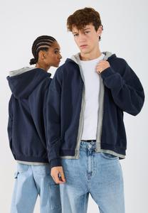 Худи YOURTURN UNISEX, Dark Blue/Grey Snow Wash/Dark Blue