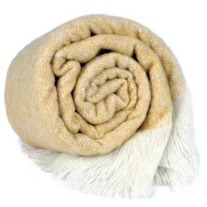 Покрывало Unique Living Feeke, 170x1x130 см цвет weiß/gelb