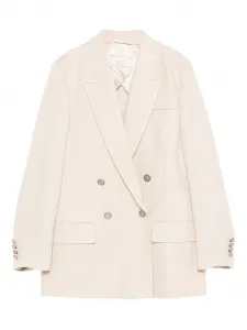 Двубортный пиджак Peserico, нейтральный