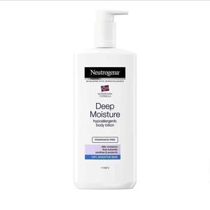 Глубоко увлажняющий лосьон для тела, без отдушек, 400мл Neutrogena Deep Moisture