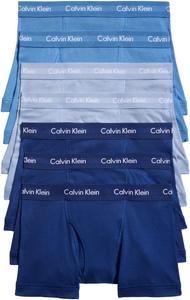 Мужские боксеры Calvin Klein Cotton Classics, 7 шт., 3 Blue Depths, 2 Boardwalk Blue, 2 Water Reflection