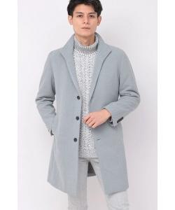 Пальто ZERO от TORNADO MART итальянского цвета с подкладкой из саржи, цвет Light Gray