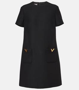 Мини-платье Crepe Couture Valentino, черный