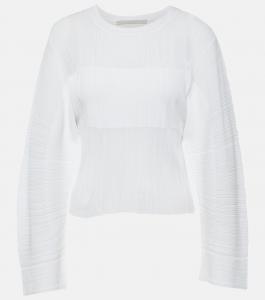 Плиссированный топ Stella Mccartney, белый