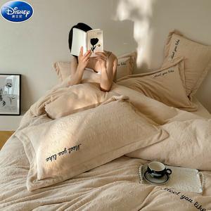 Disney Комплект постельного белья 4 предмета, 200 см, пододеяльник 220x240 см, цвет Christine - Camel Milk